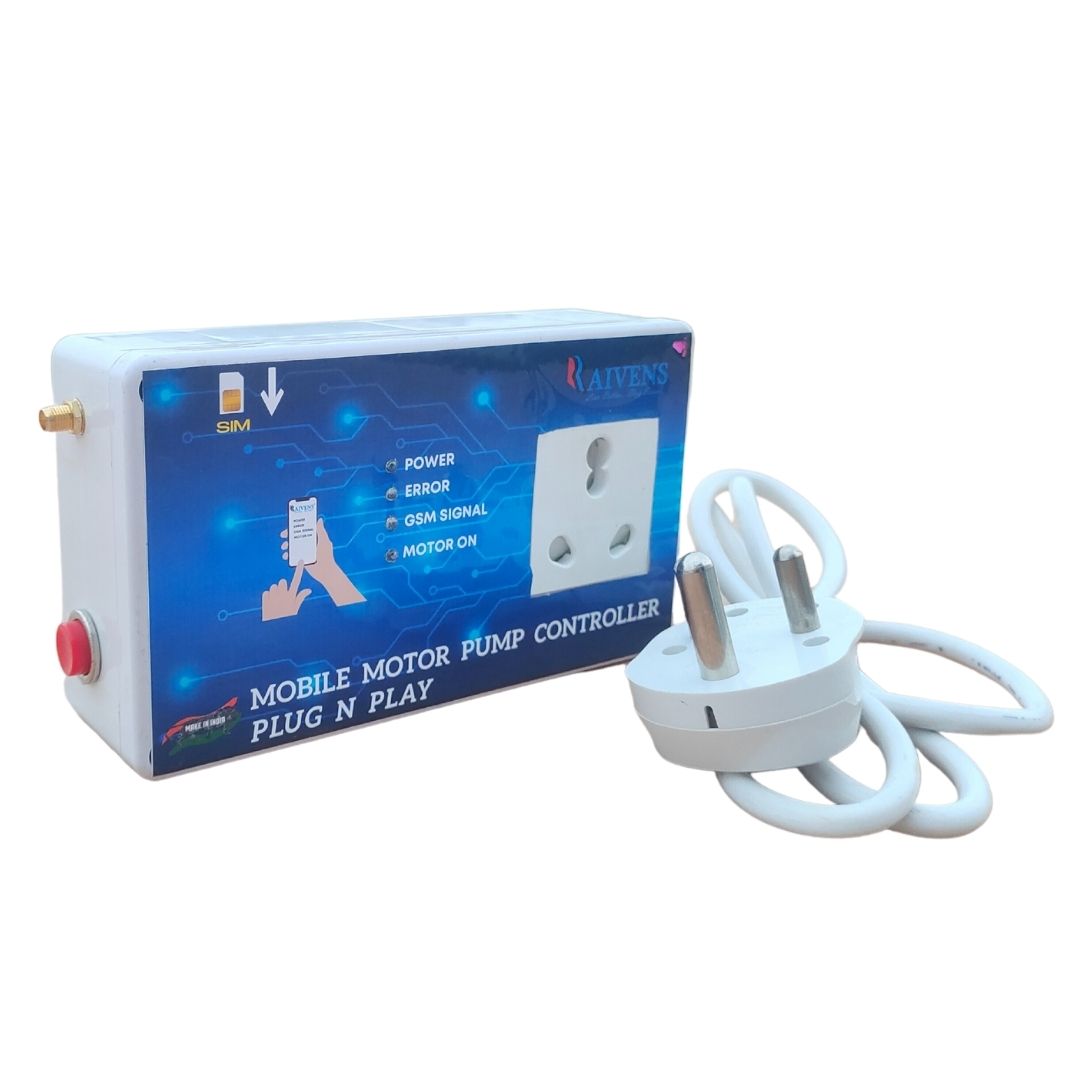 RAIVENS Mobile switch via Call and SMS Plug and Play for Upto 16A Load 220VAC RAIVENS Mobile switch via Call and SMS Plug and Play for Upto 16A Load 220VAC